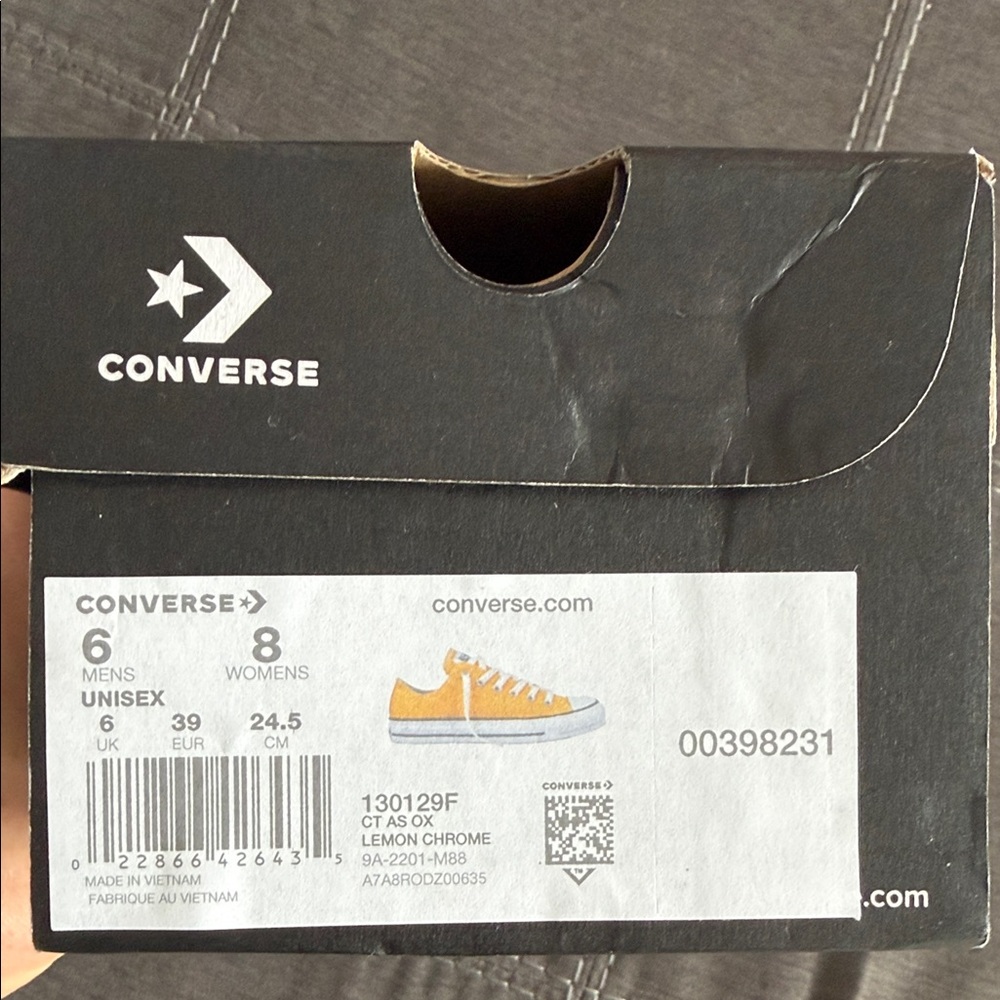 Converse Yellow Sneakers
